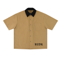 Unisex Color Block Short Sleeve Shirt