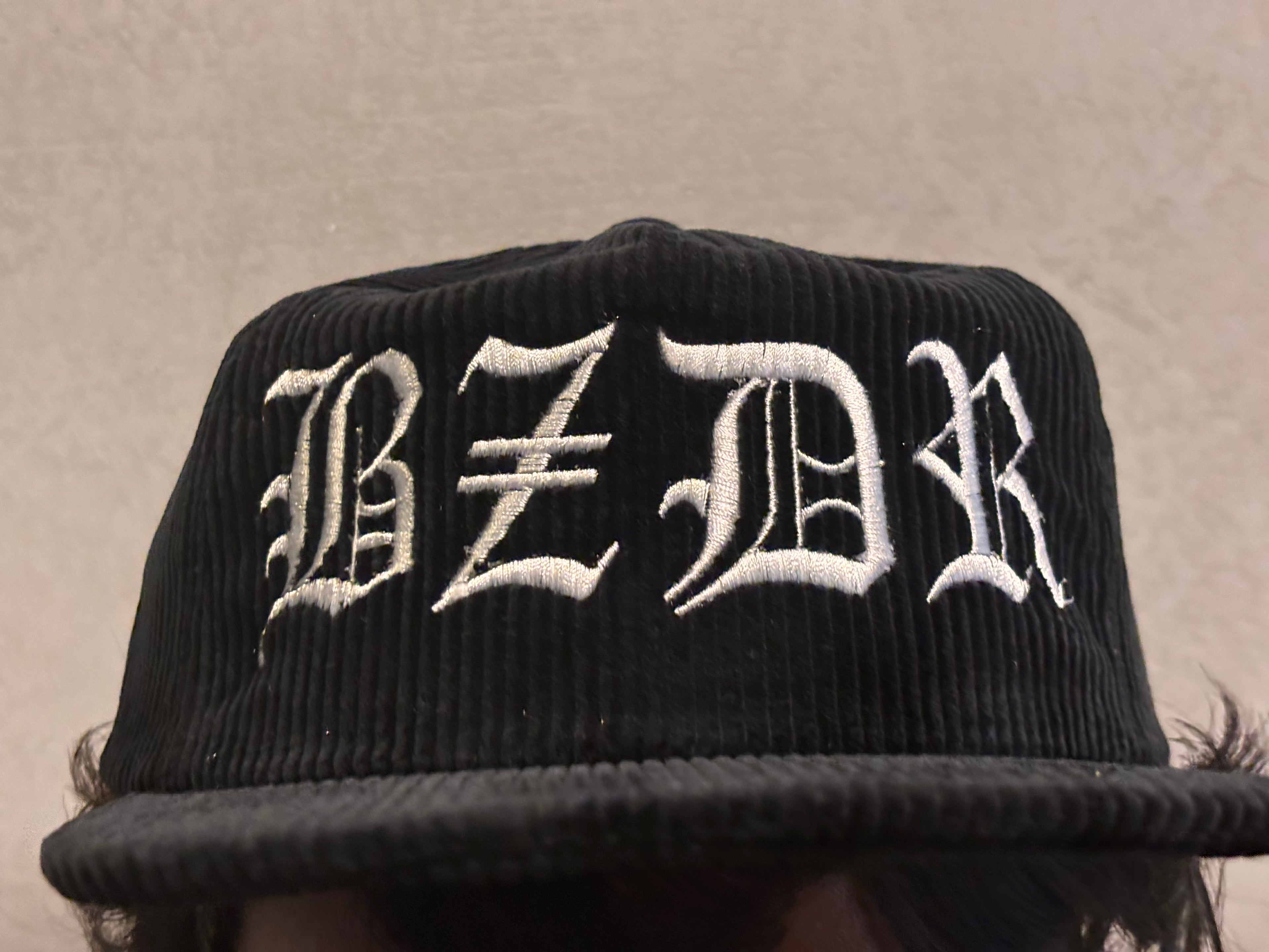 BZDR Corduroy Hat (Black)